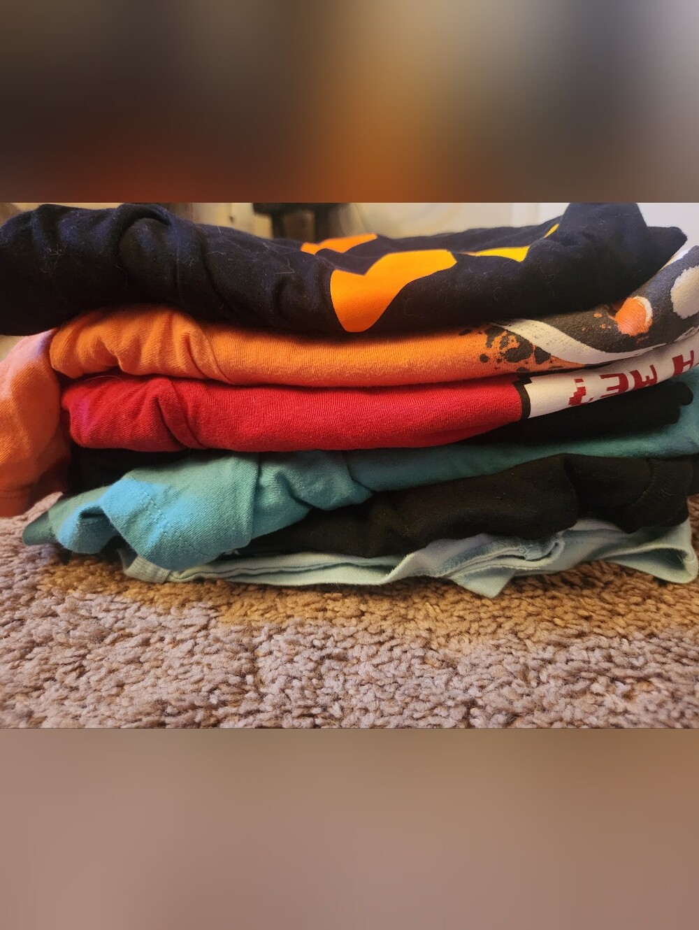 The Childrens Place Kids Multi-Color T-Shirt Lot 7 XL, XXL